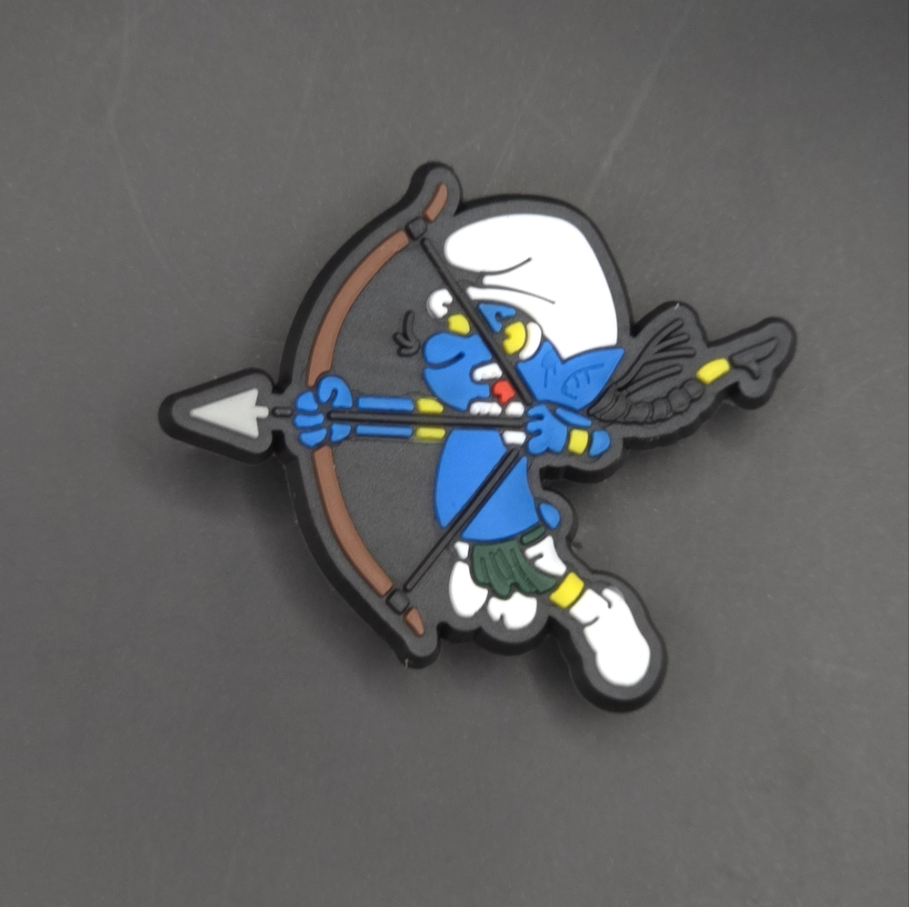 (5/$15) Smurf Croc Charm